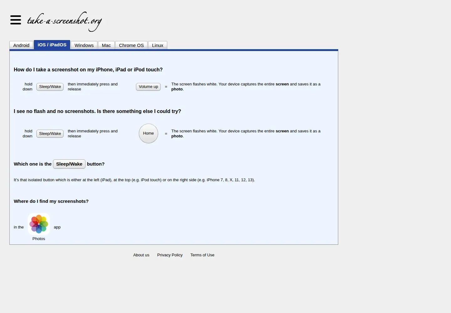 Screenshot of take-a-screenshot.org