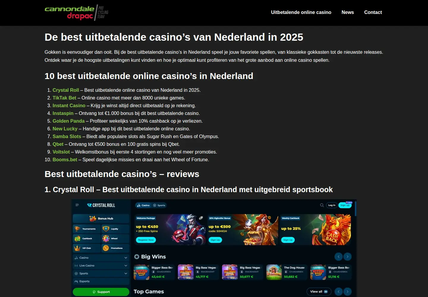 Captured homepage of slipstreamsports.com in the current scan