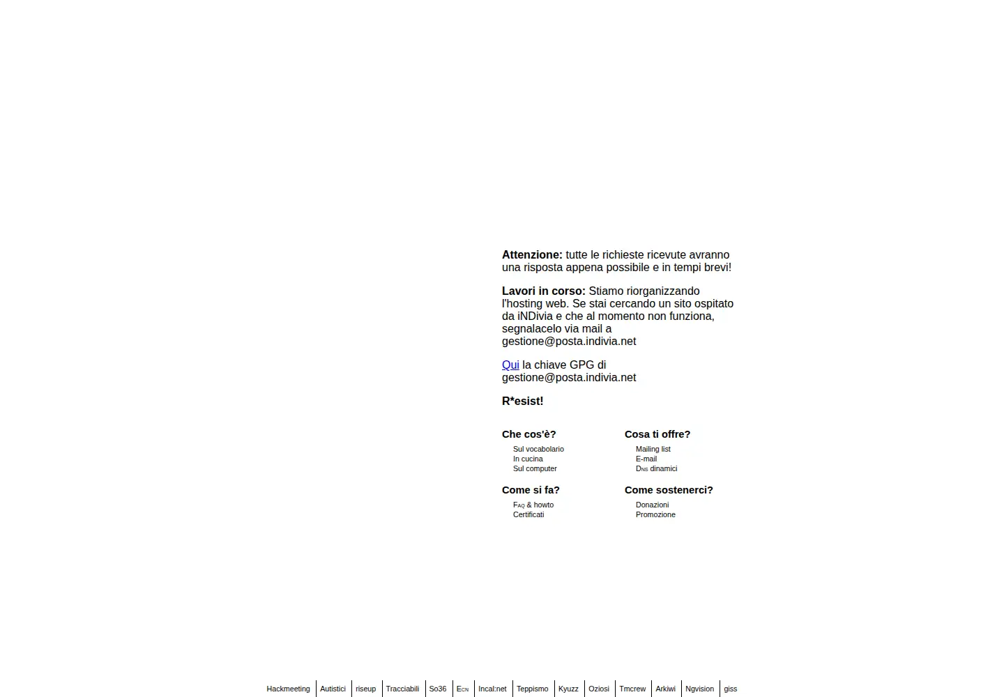 Captured homepage of indivia.net in the current scan