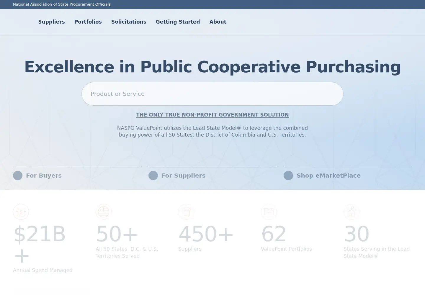 Screenshot of naspovaluepoint.org
