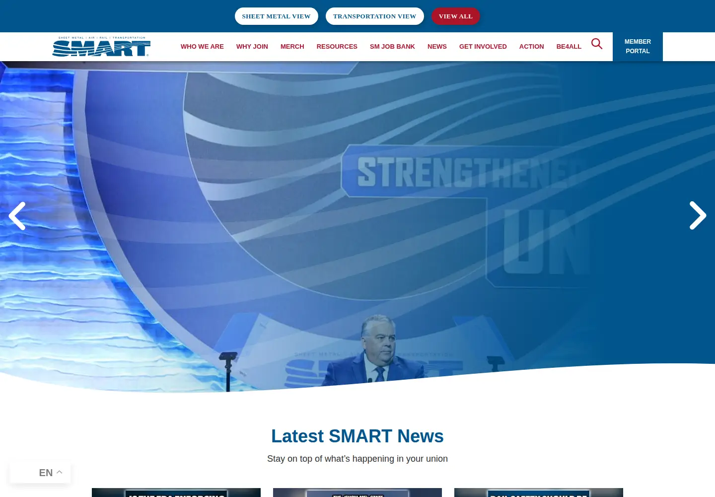 Screenshot of smart-union.org