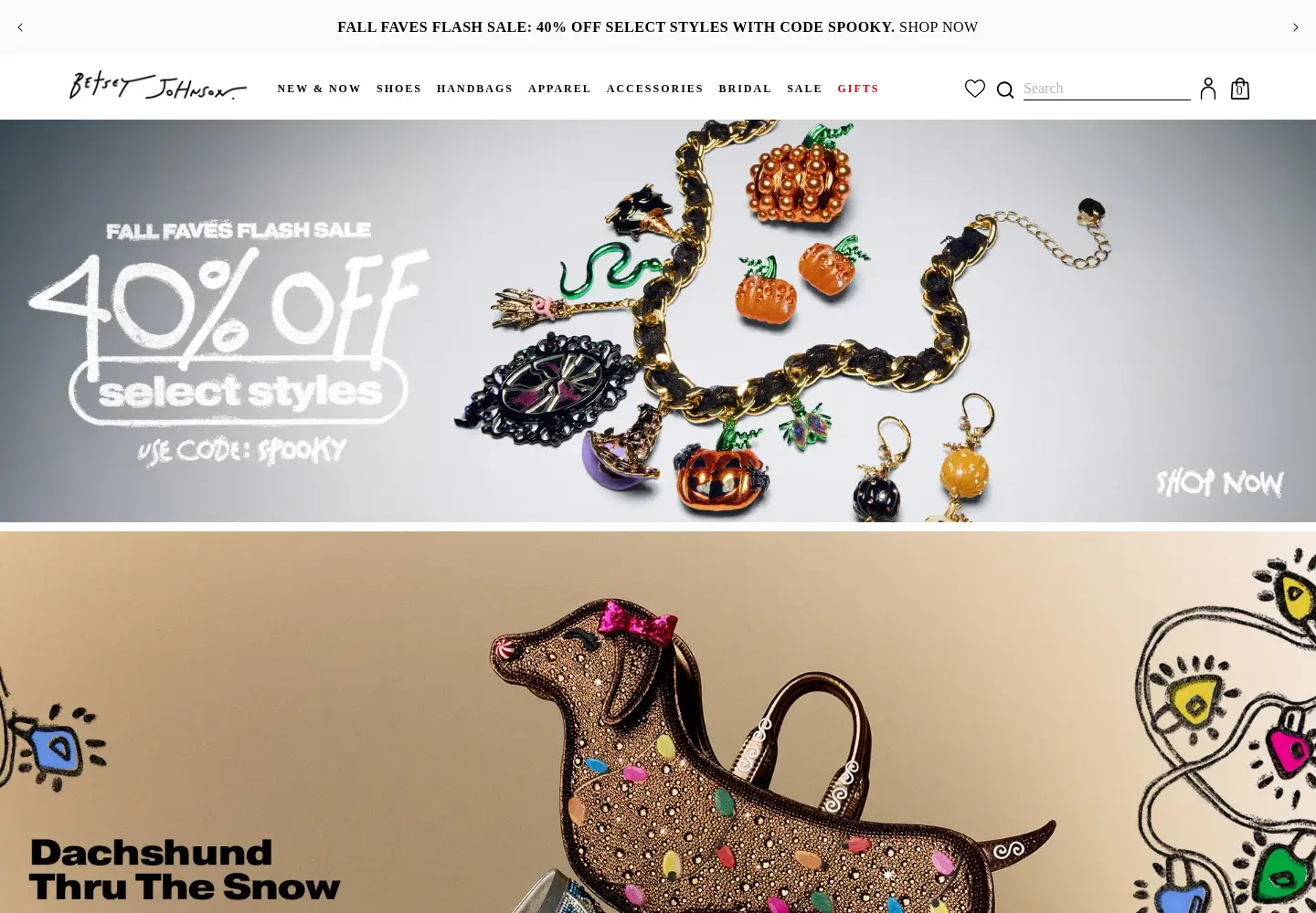 Screenshot of betseyjohnson.com