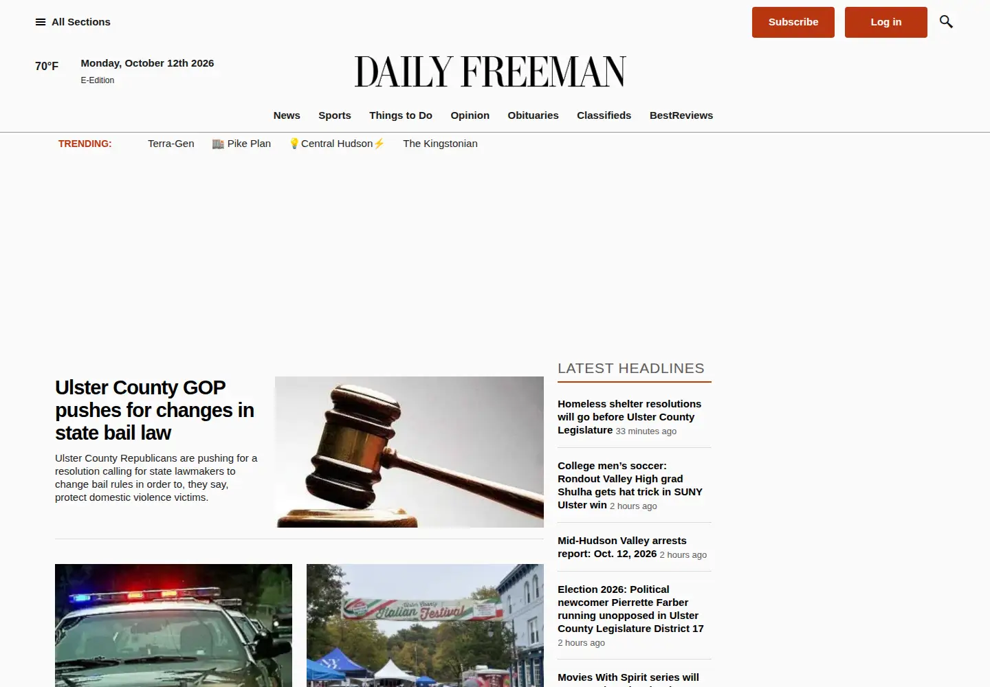 Screenshot of dailyfreeman.com