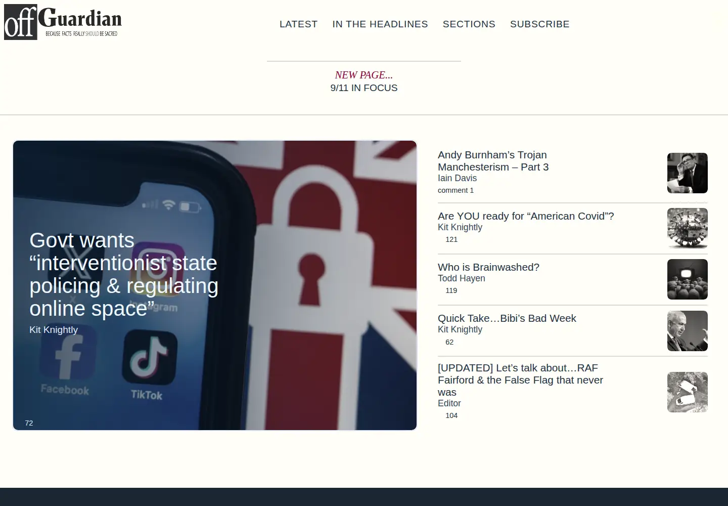 Screenshot of off-guardian.org