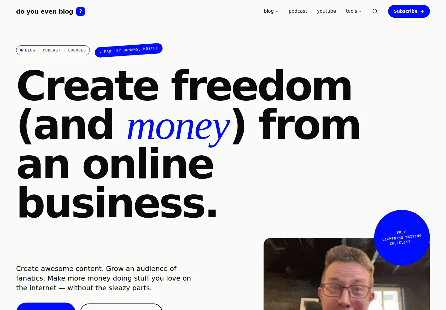 Screenshot of doyouevenblog.com