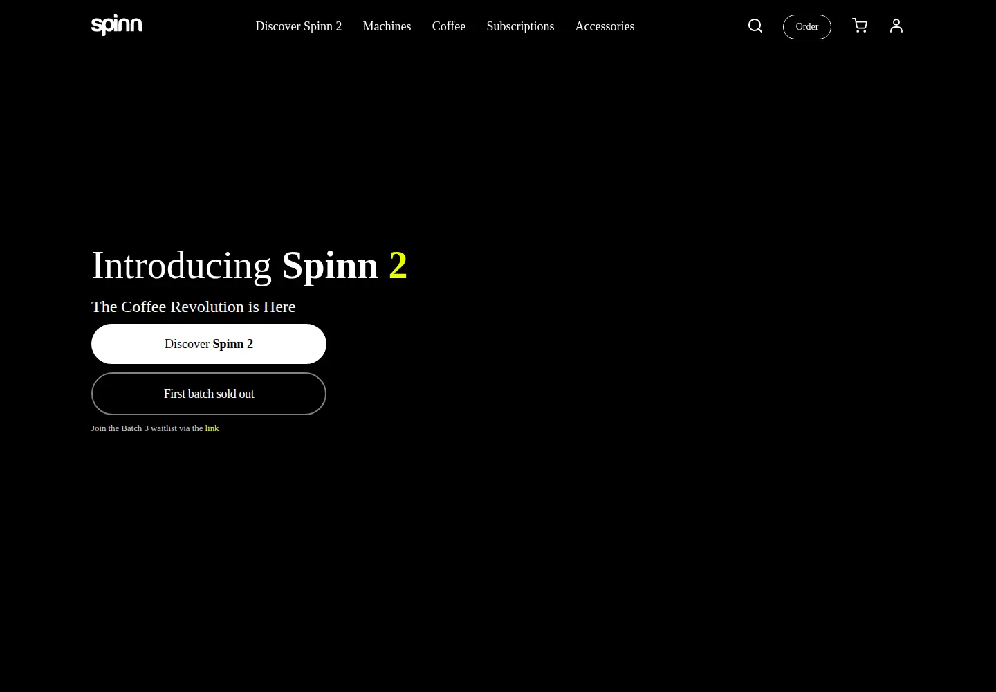 Screenshot of spinn.com