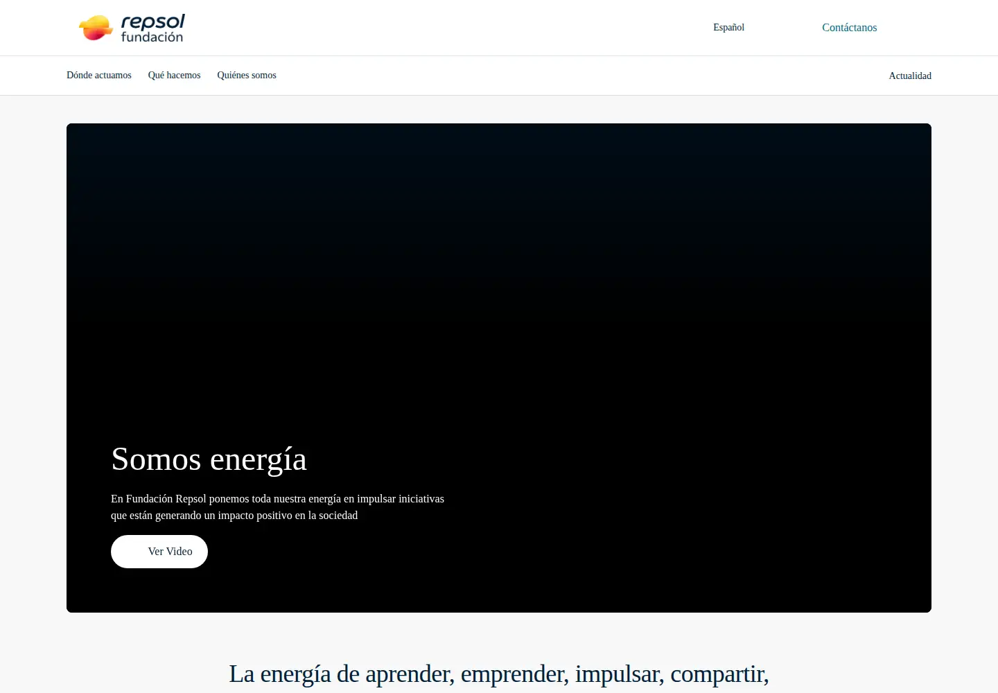 Screenshot of fundacionrepsol.com
