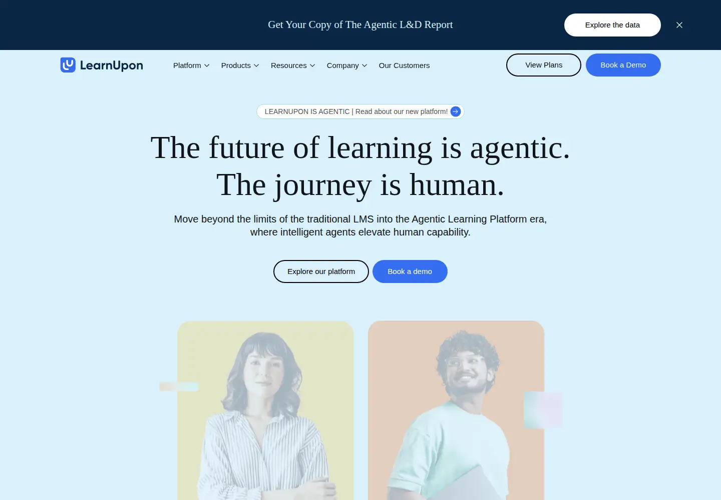 Screenshot of learnupon.com