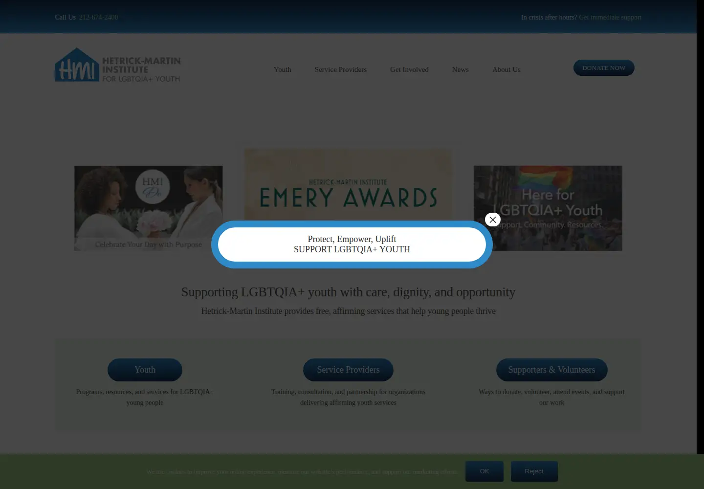 Screenshot of hmi.org