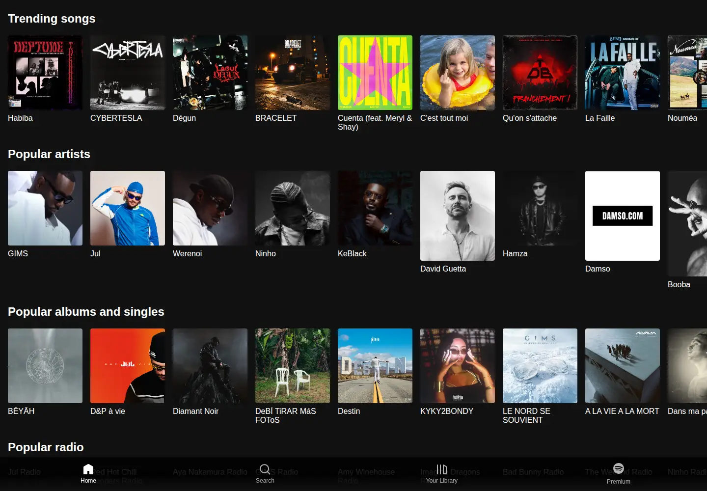 Screenshot of spotify.design