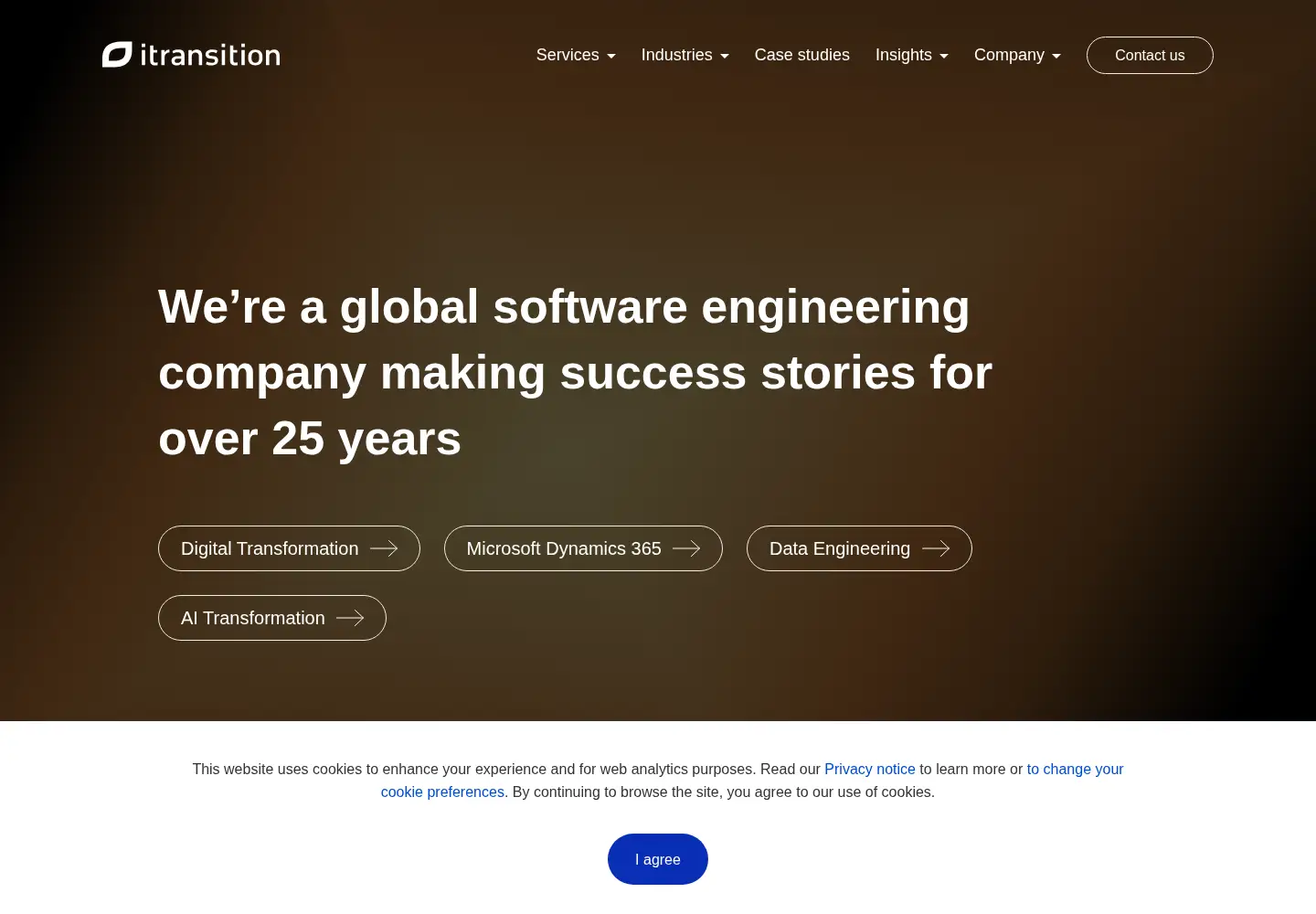 Screenshot of itransition.com