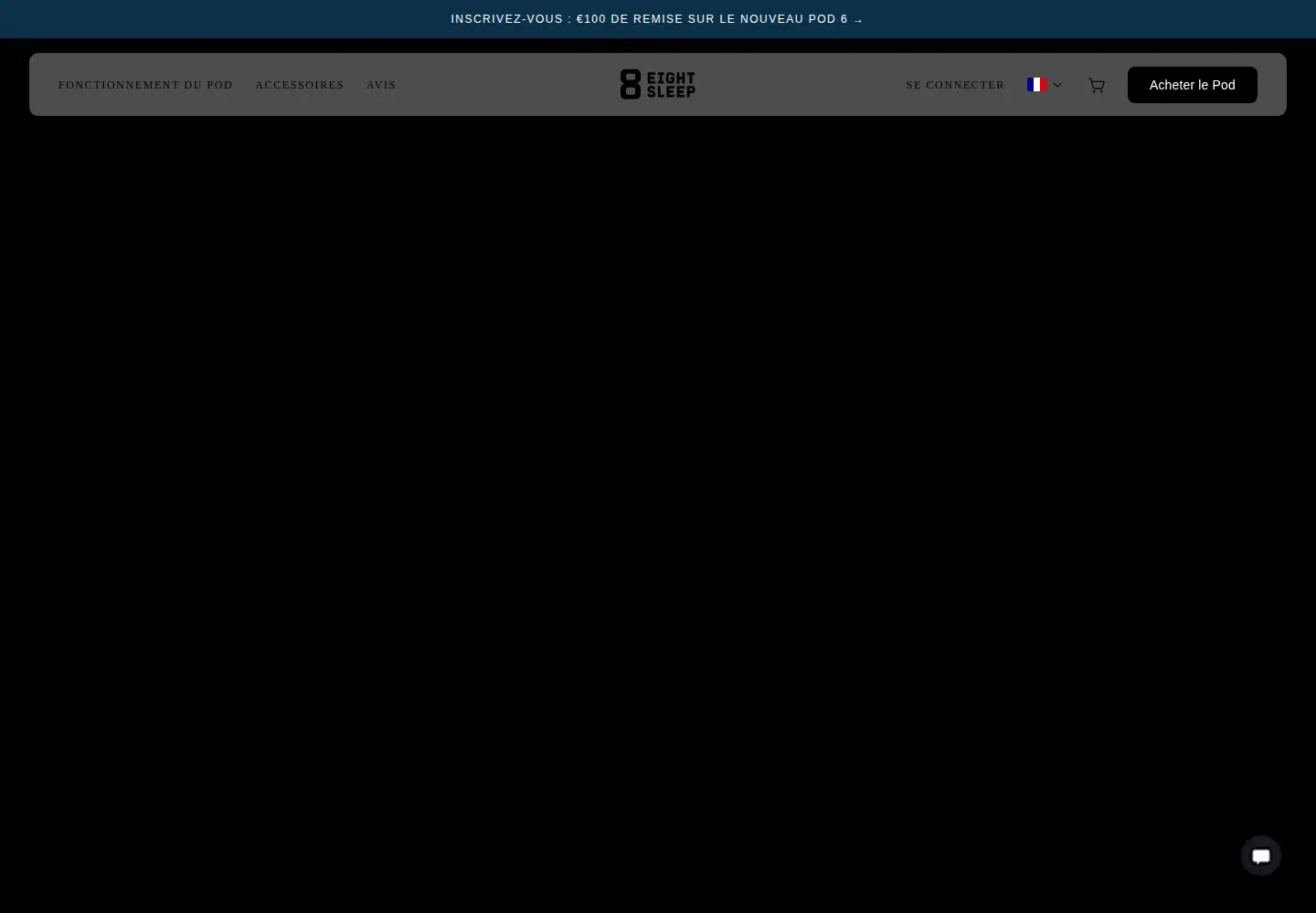Screenshot of eightsleep.com