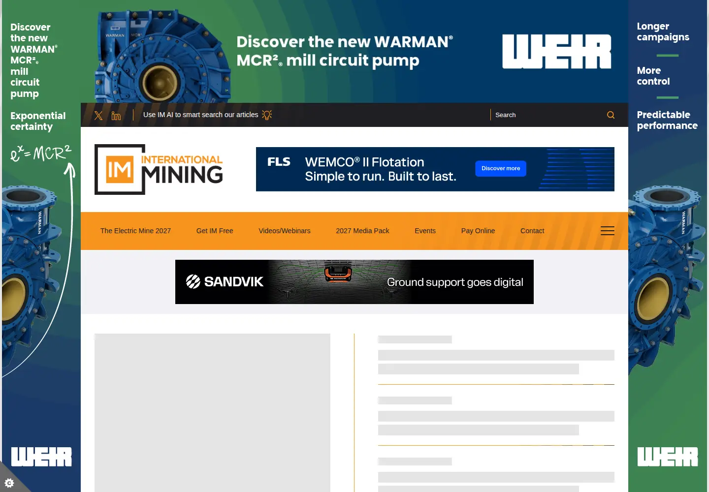 Screenshot of im-mining.com