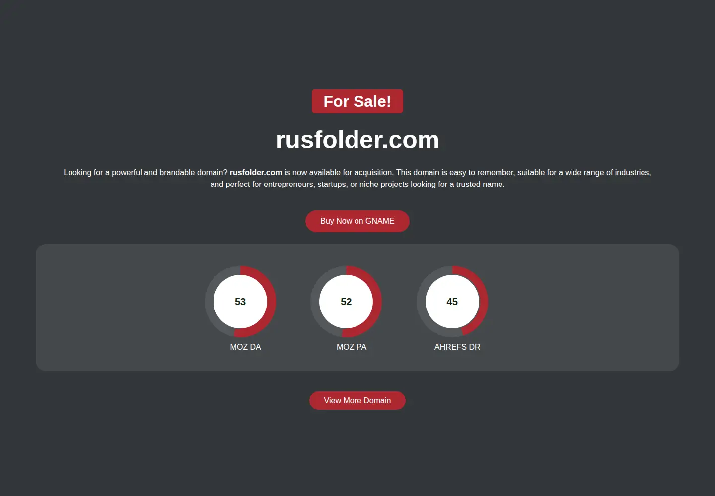 Screenshot of rusfolder.com
