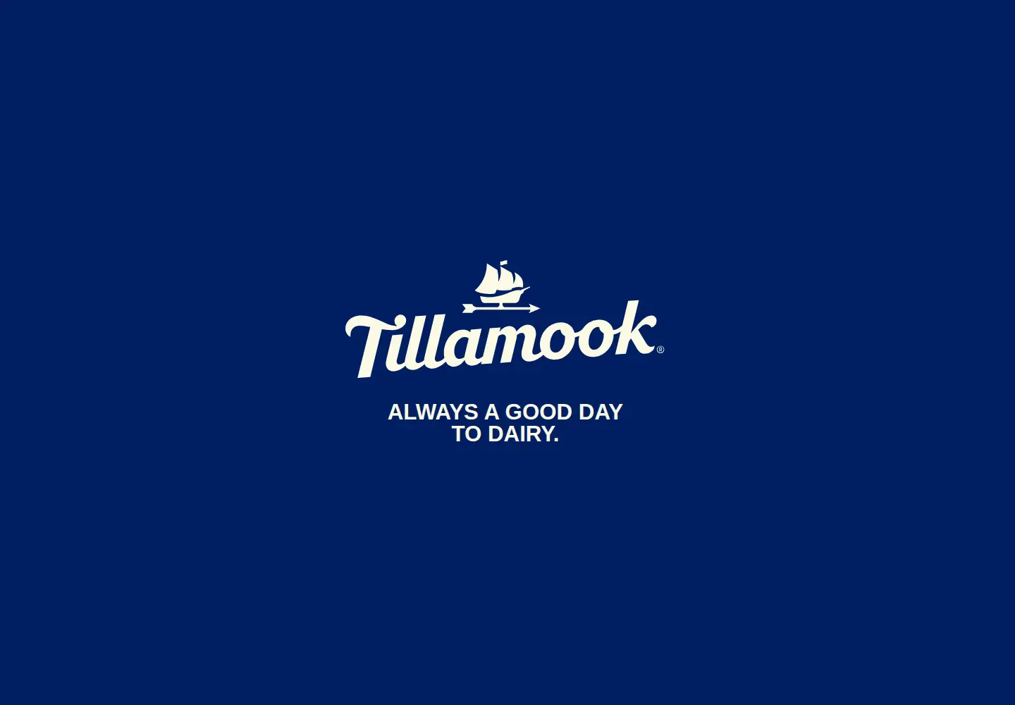 Screenshot of tillamook.com