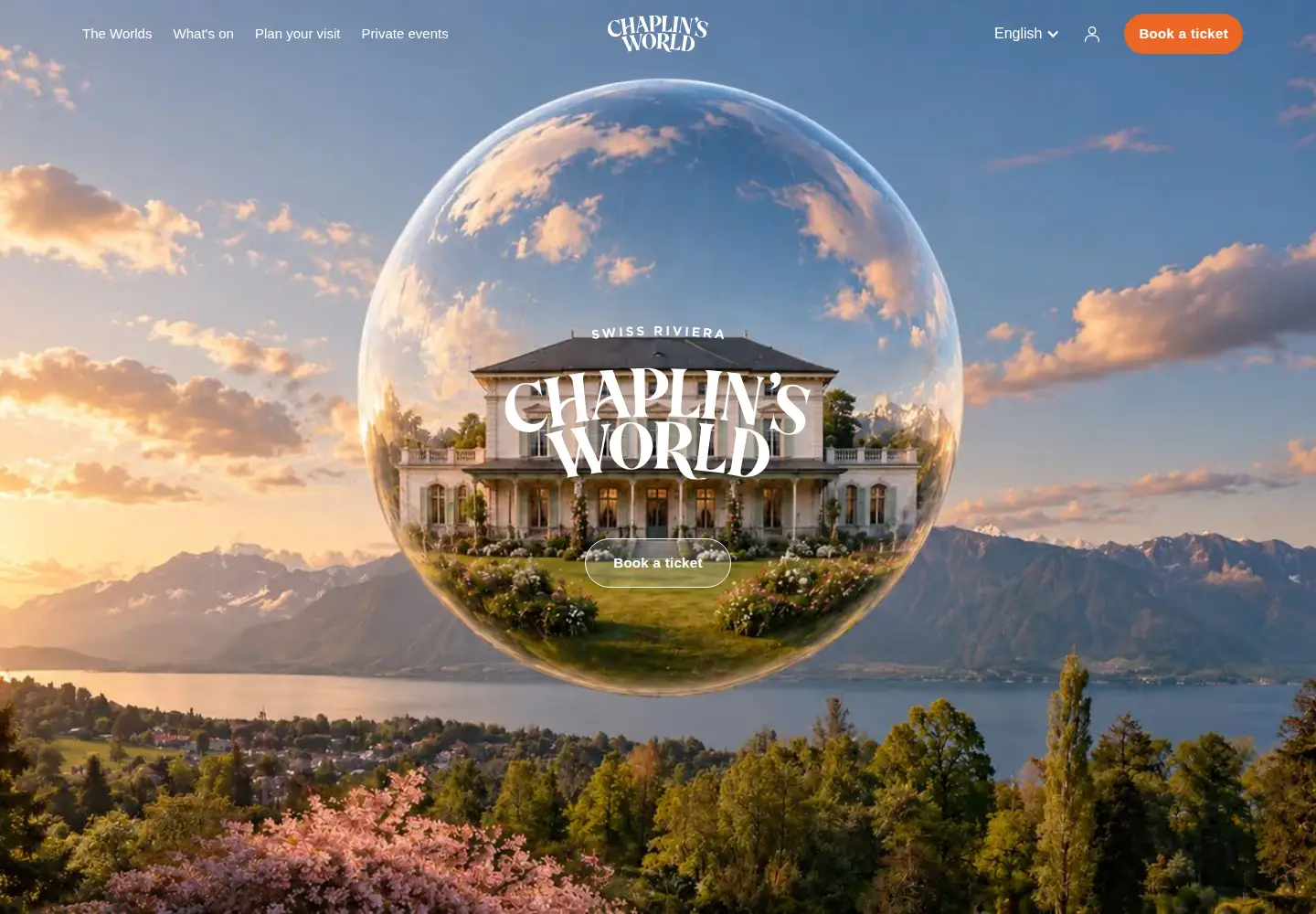 Screenshot of chaplinsworld.com