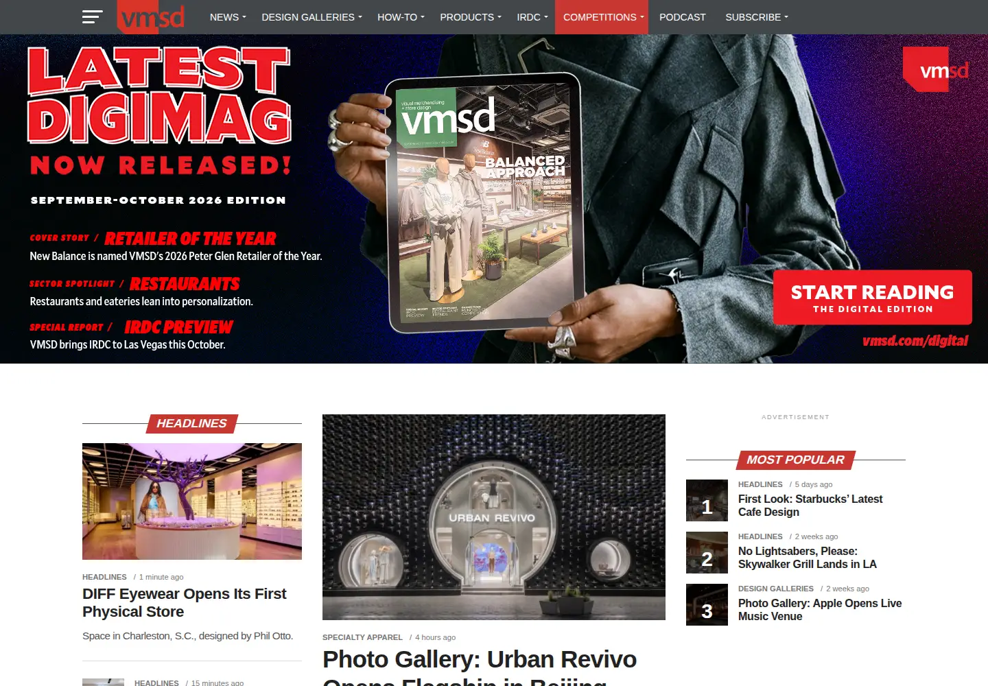 Screenshot of vmsd.com