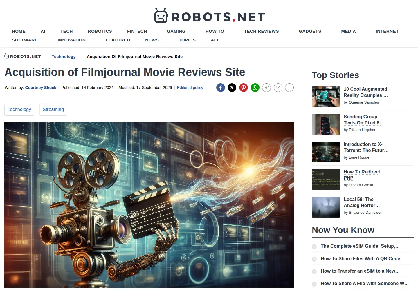 Screenshot of filmjournal.net