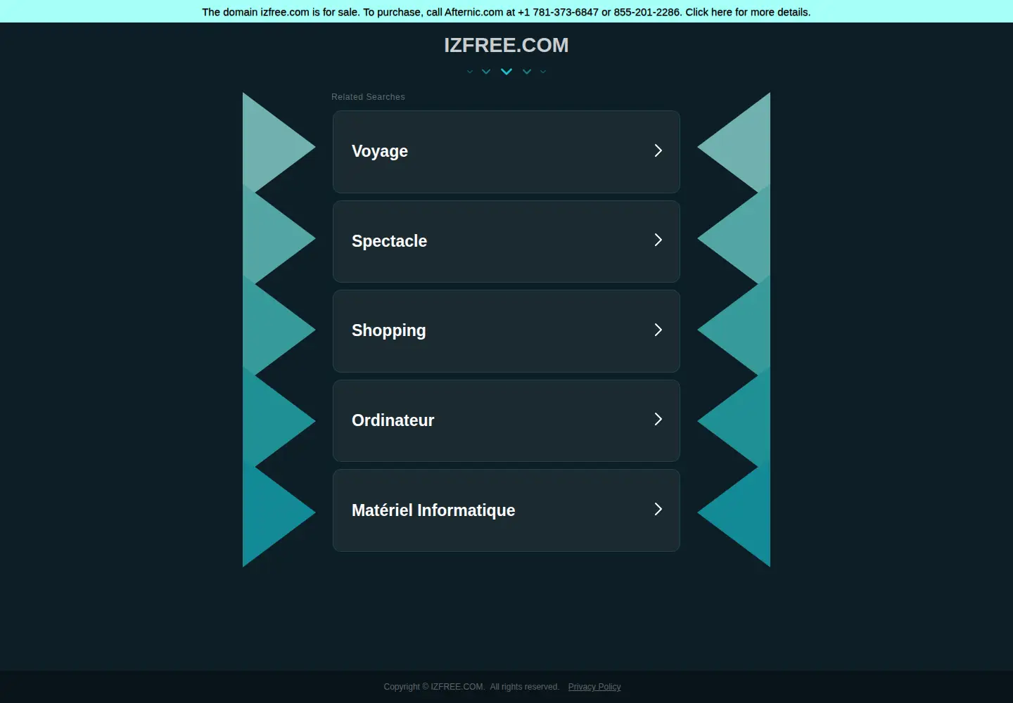 Screenshot of izfree.com