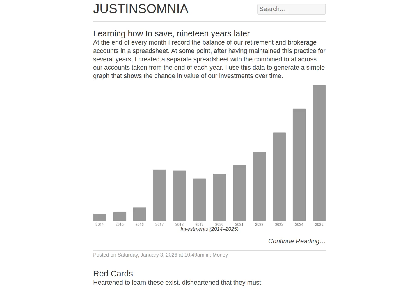 Screenshot of justinsomnia.org
