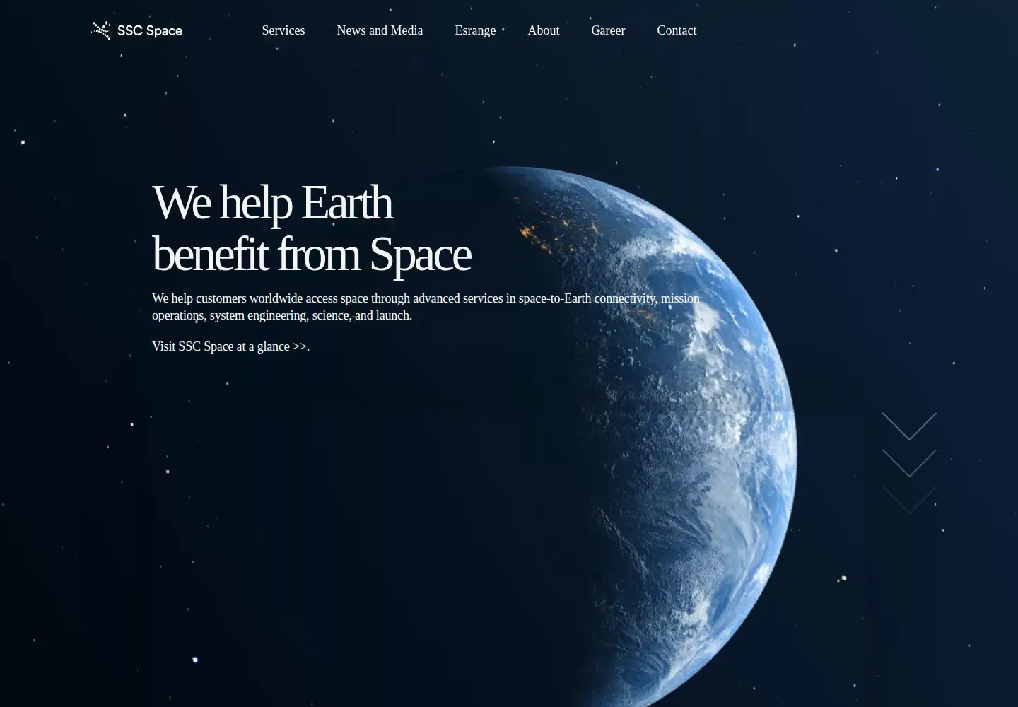 Screenshot of sscspace.com
