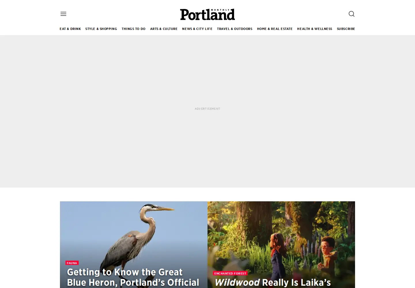 Screenshot of pdxmonthly.com