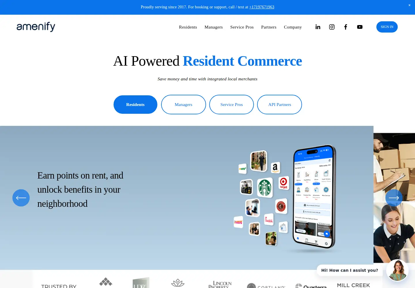 Screenshot of amenify.com