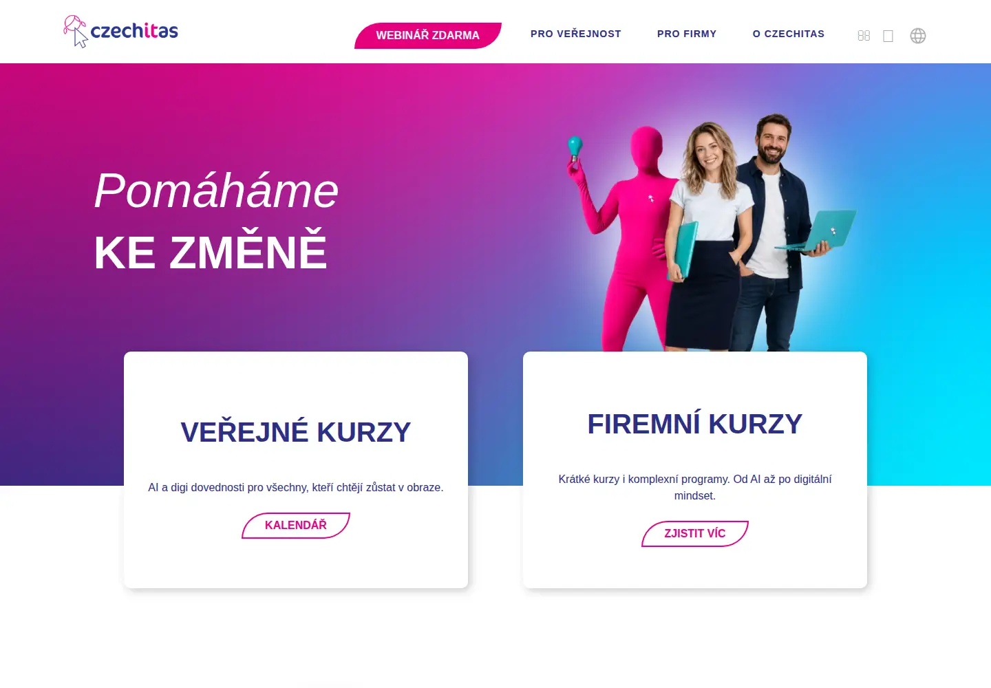 Screenshot of czechitas.cz