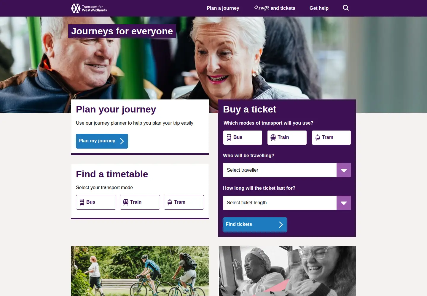 Screenshot of tfwm.org.uk