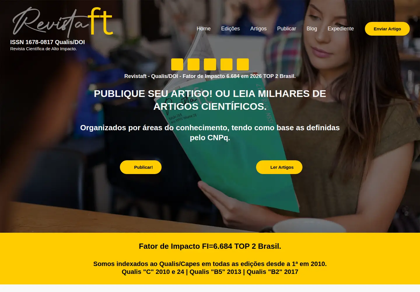 Screenshot of revistaft.com.br
