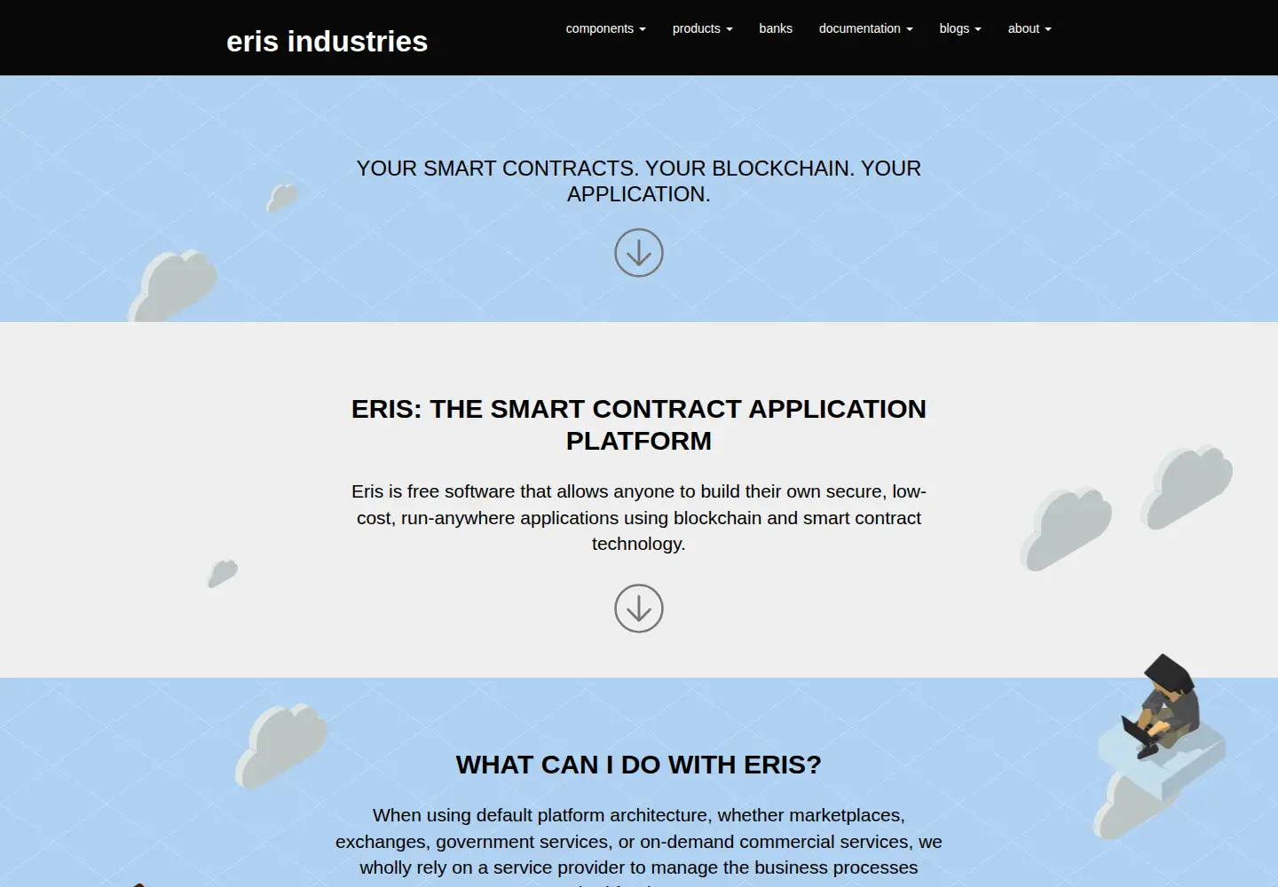 Screenshot of erisindustries.com