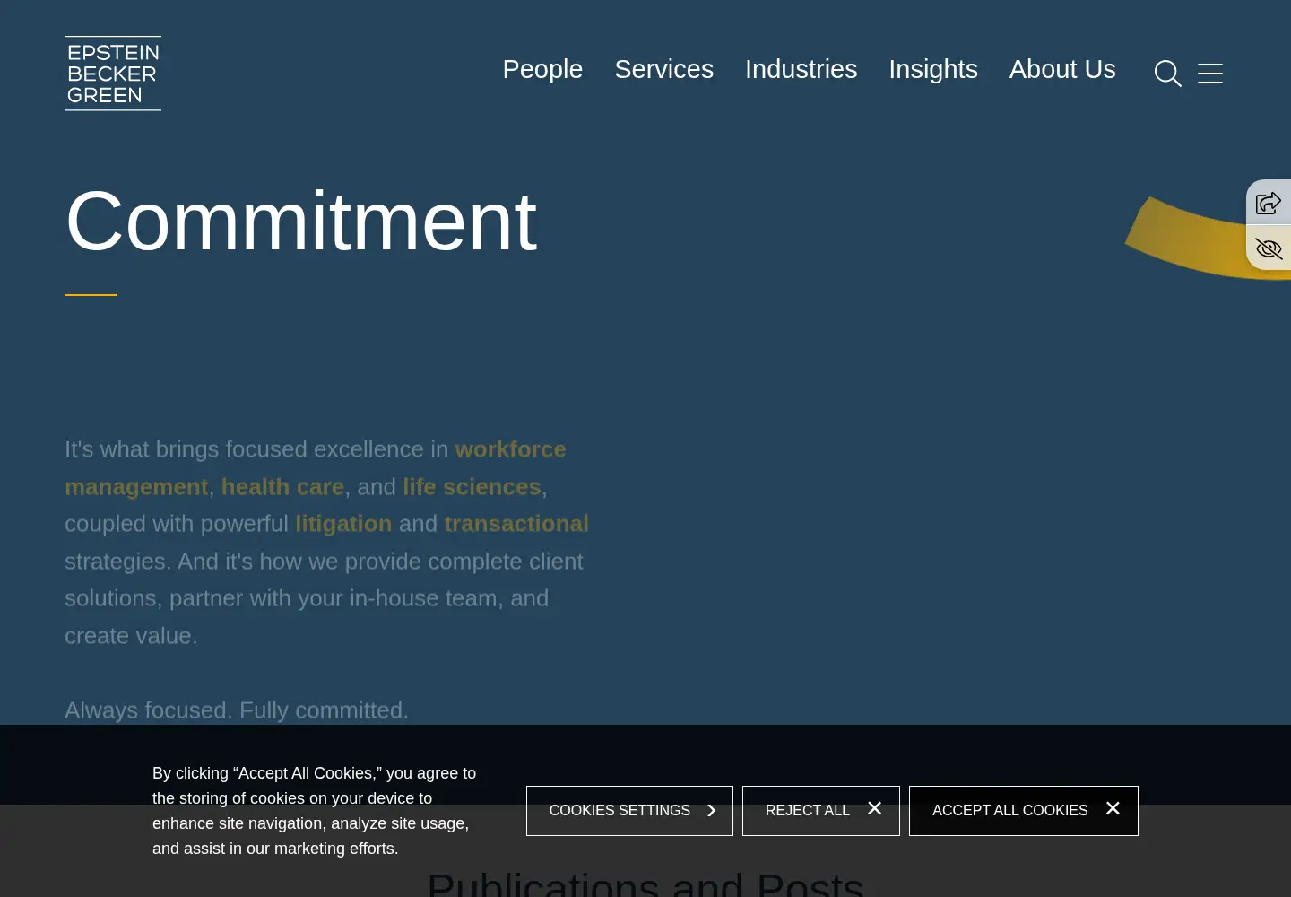 Screenshot of ebglaw.com