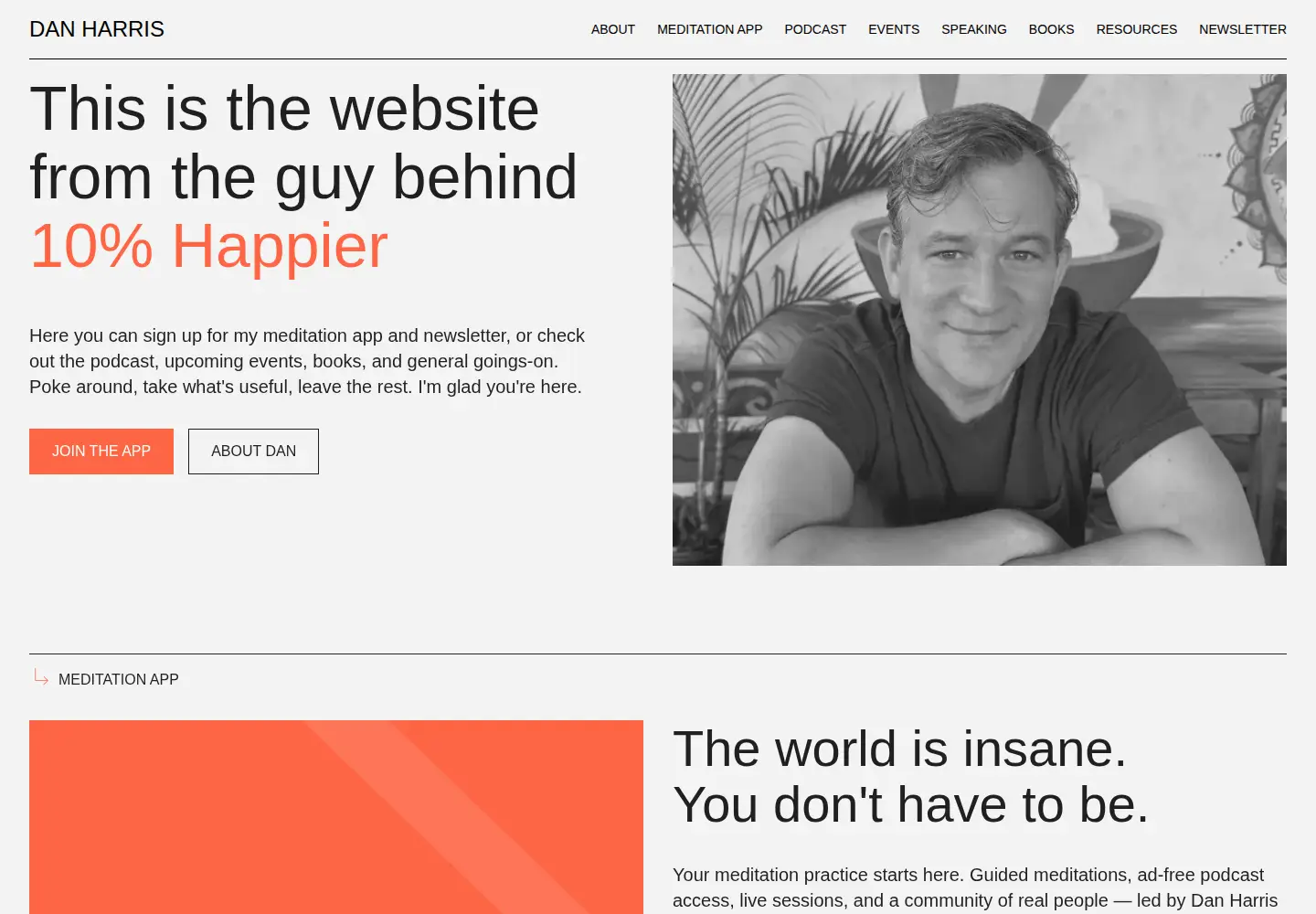 Screenshot of danharris.com