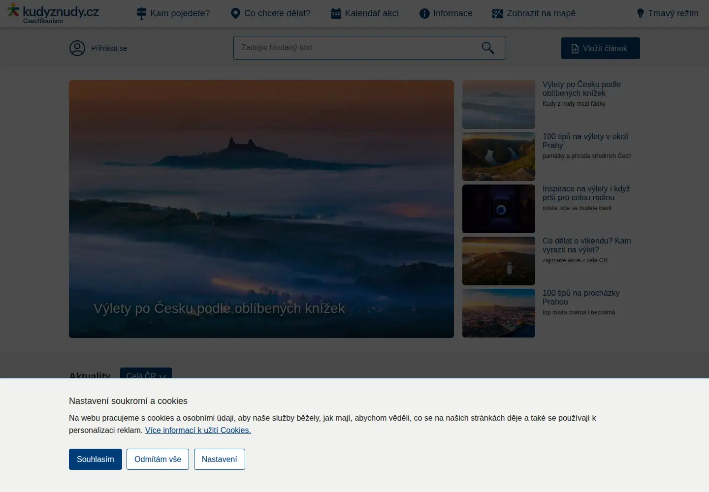 Captured homepage of kudyznudy.cz in the current scan