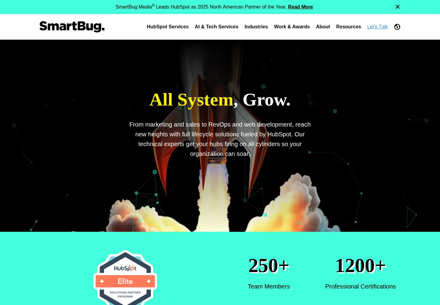 Screenshot of smartbugmedia.com
