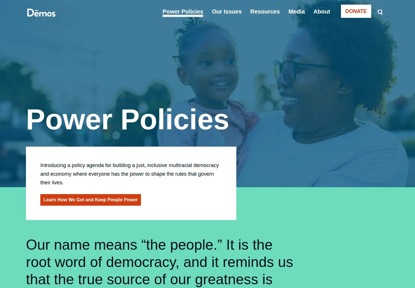 Screenshot of demos.org