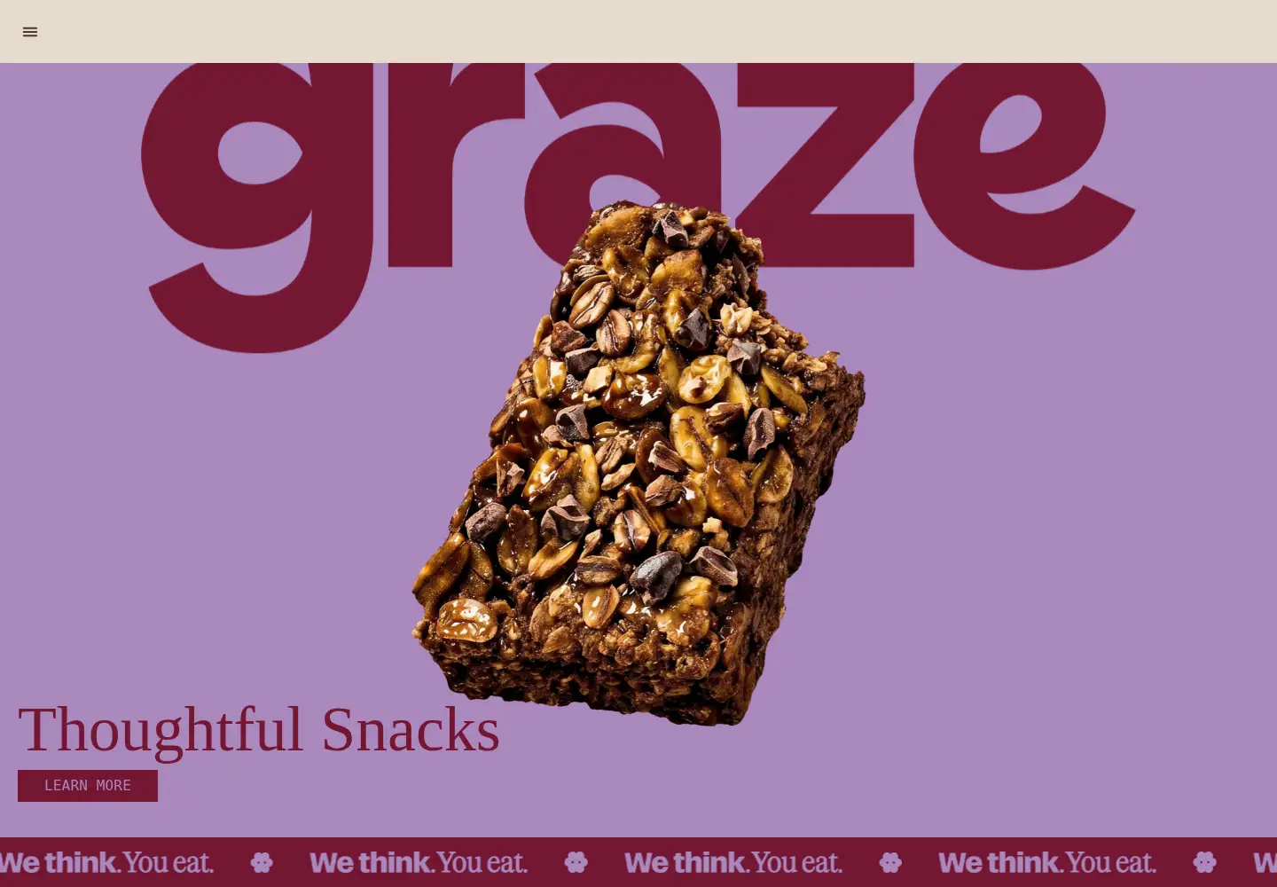 Screenshot of graze.com