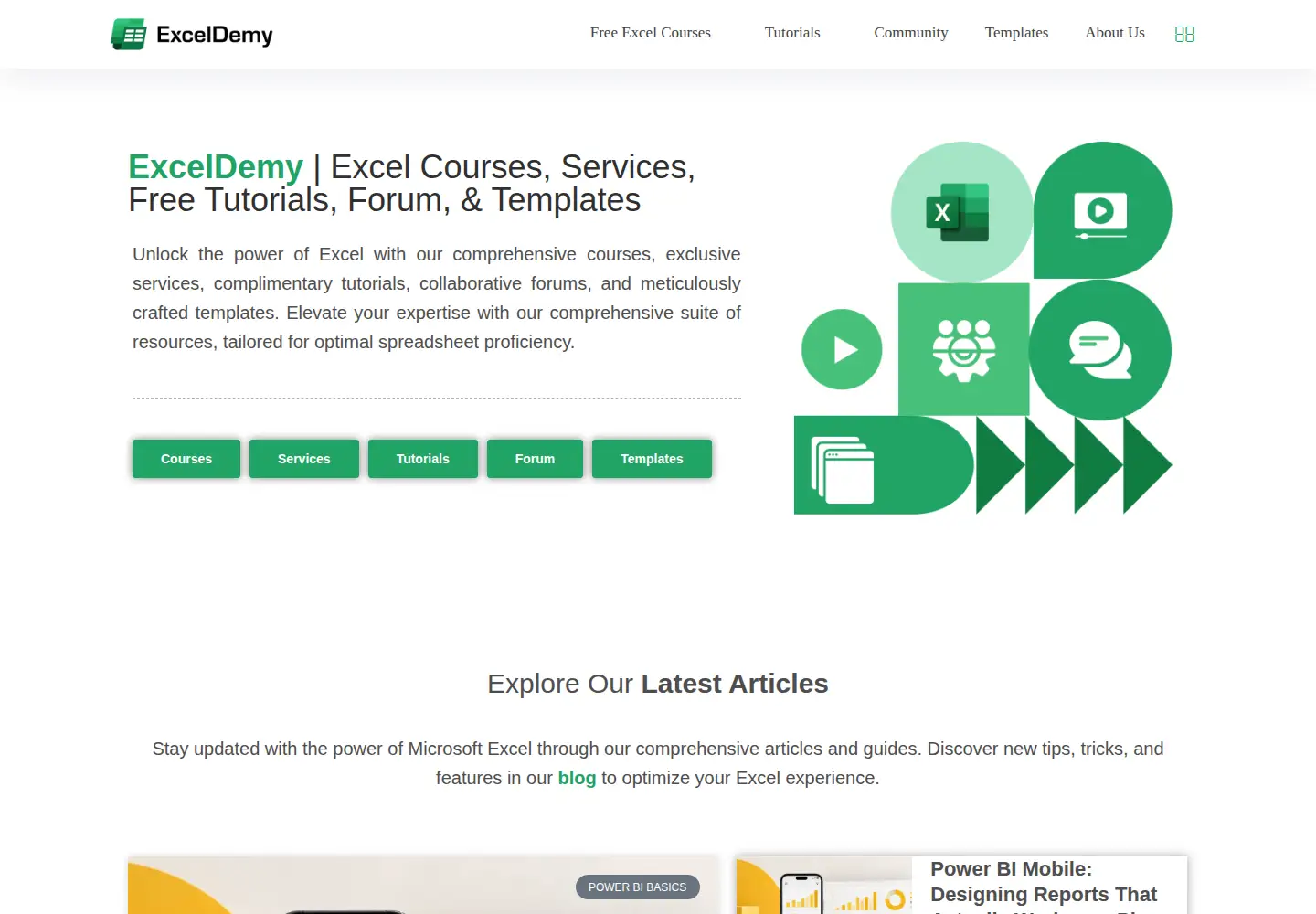 Captured homepage of exceldemy.com in the current scan