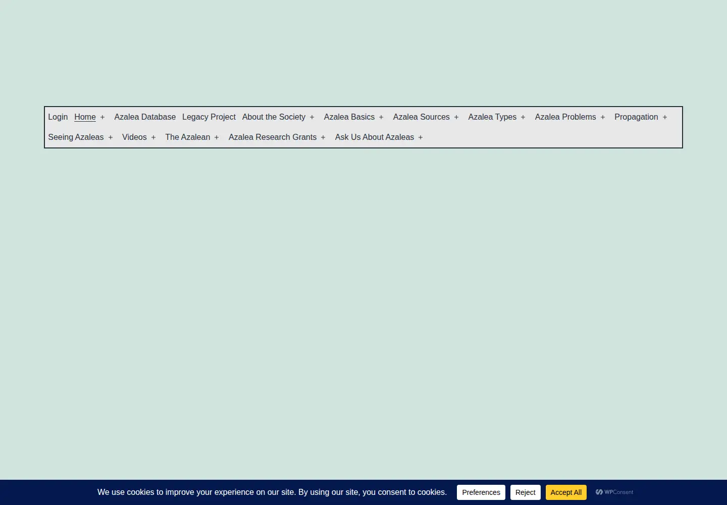 Screenshot of azaleas.org