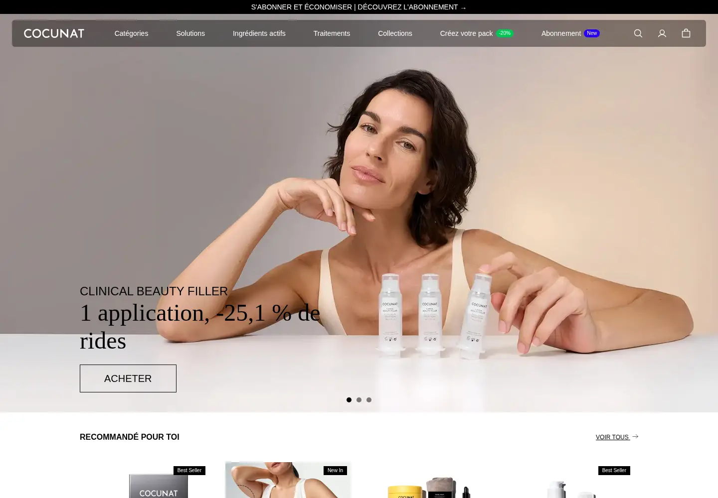 Screenshot of cocunat.com