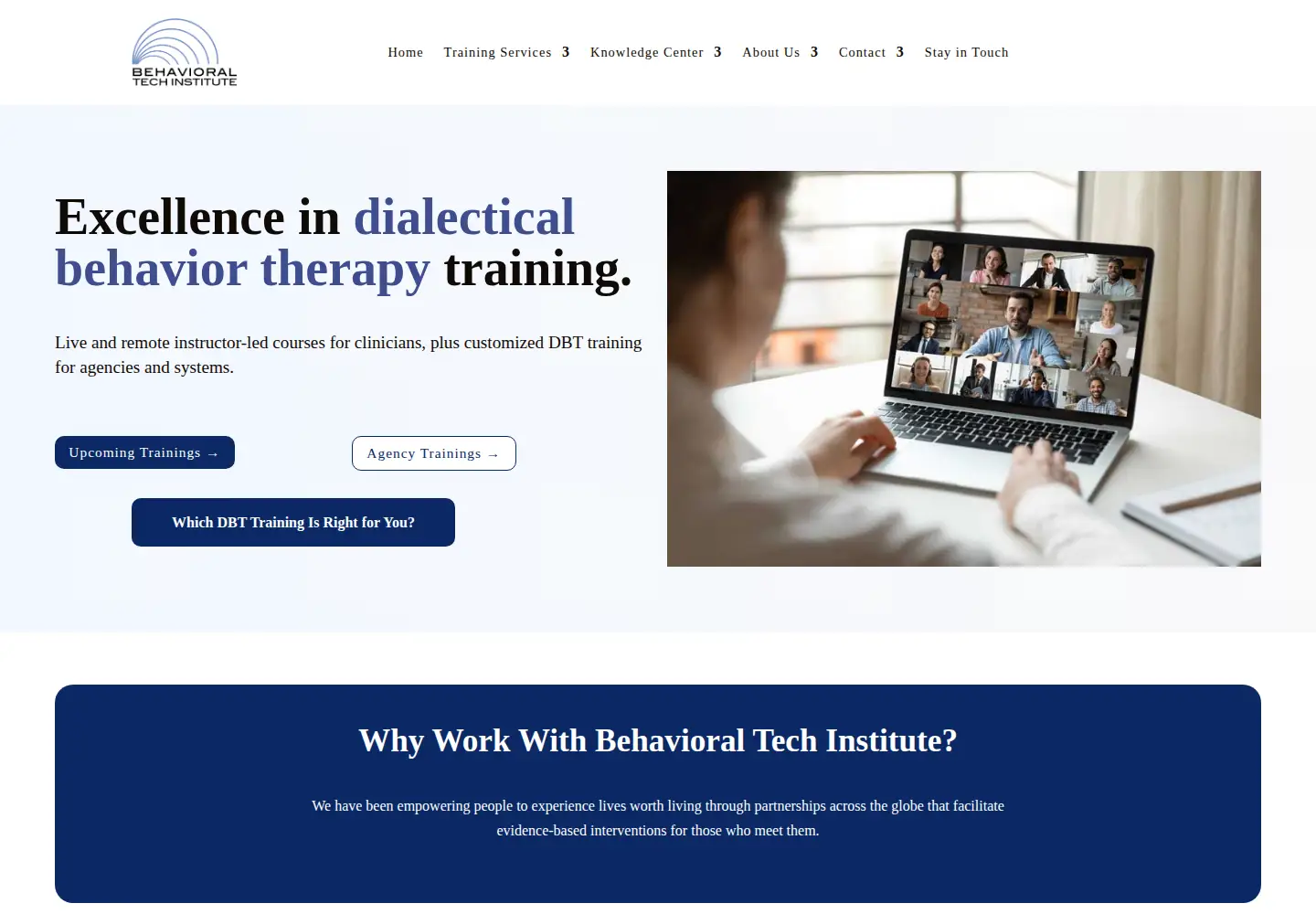 Screenshot of behavioraltech.org