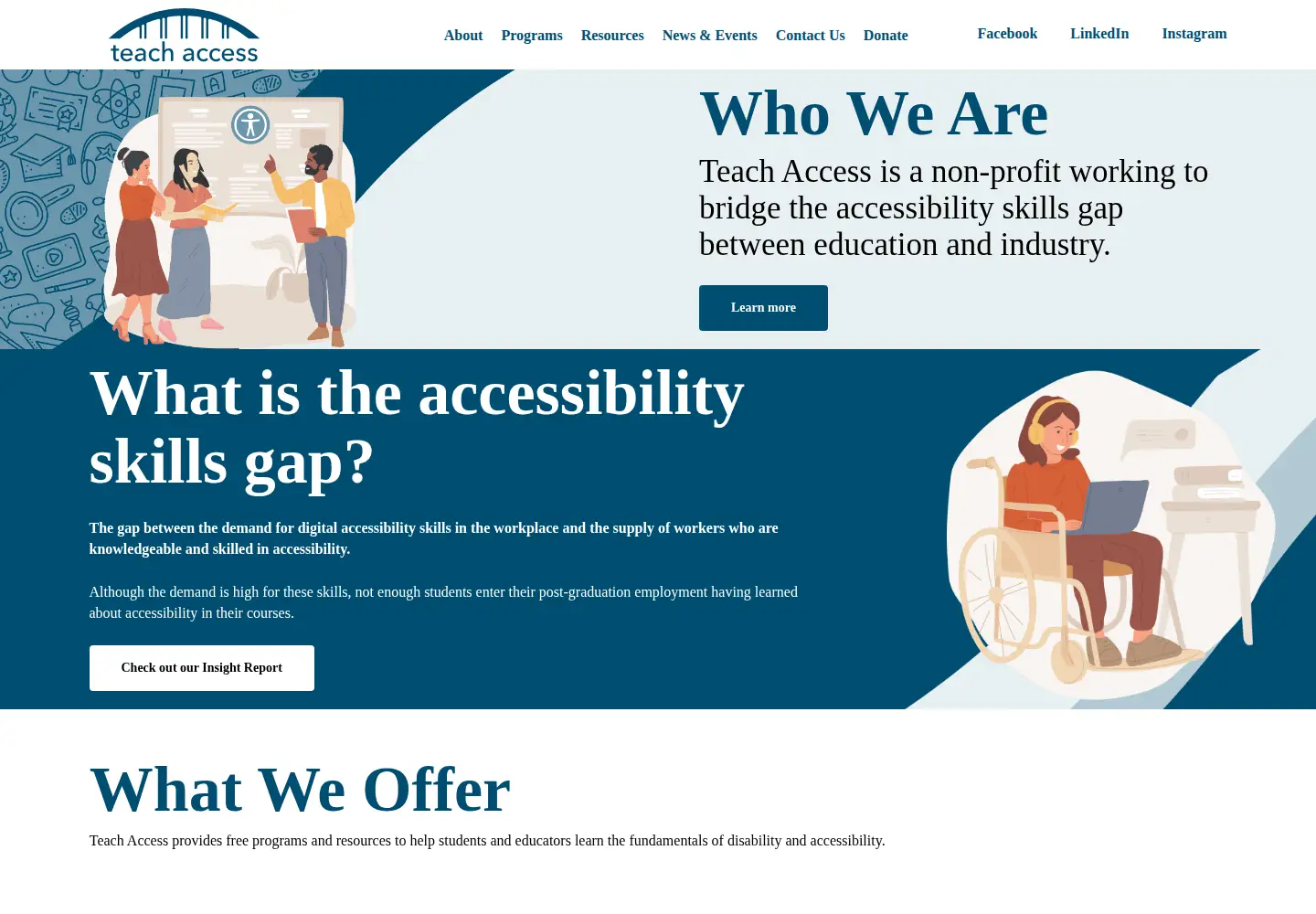 Screenshot of teachaccess.org