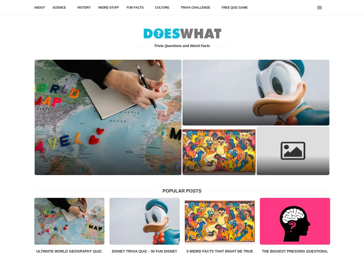Screenshot of doeswhat.com