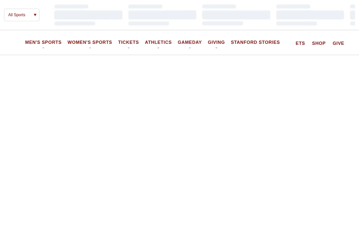 Screenshot of gostanford.com