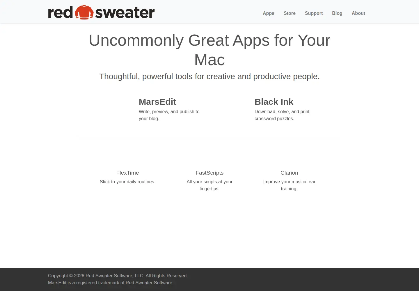 Captured homepage of red-sweater.com in the current scan