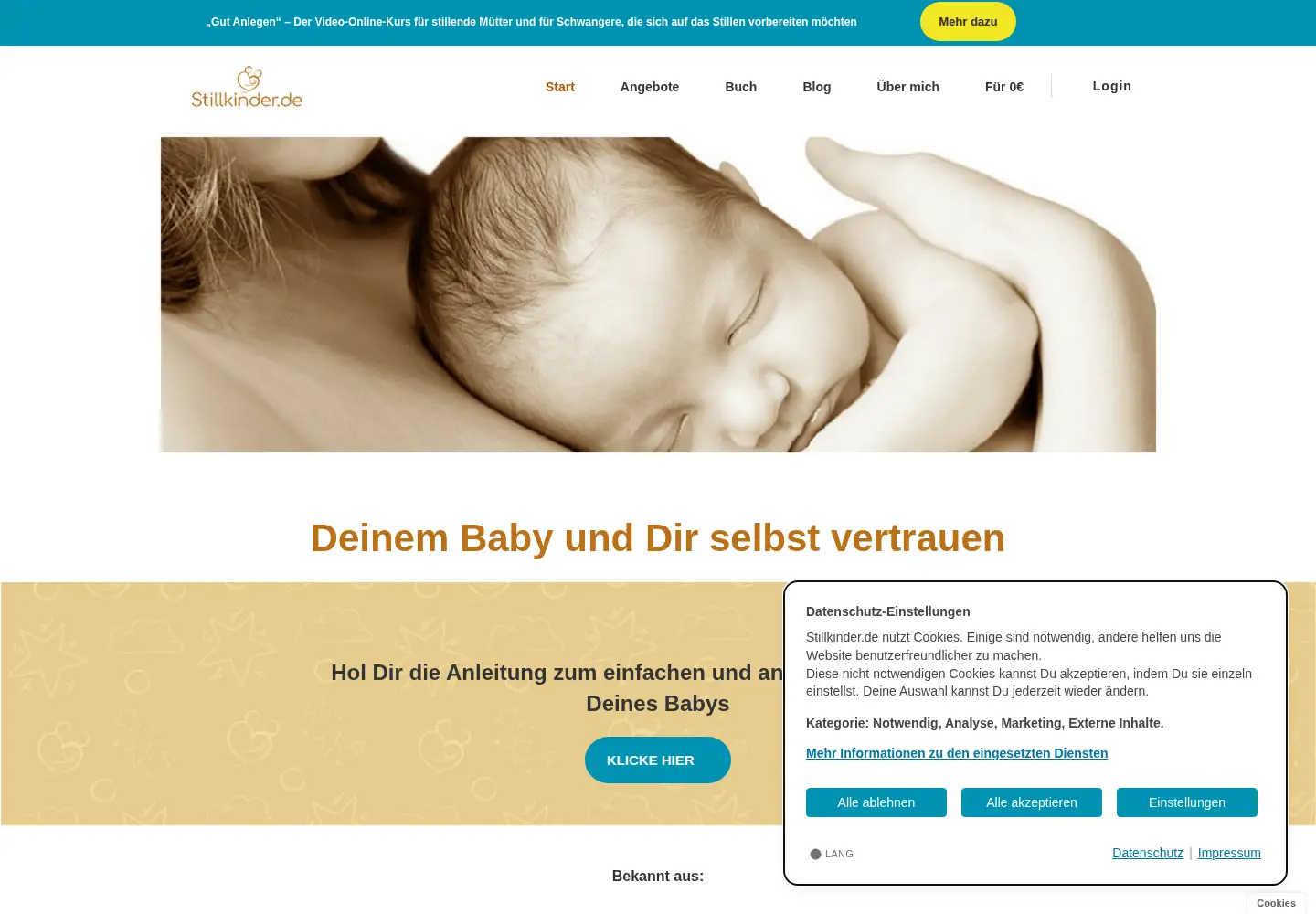 Screenshot of stillkinder.de