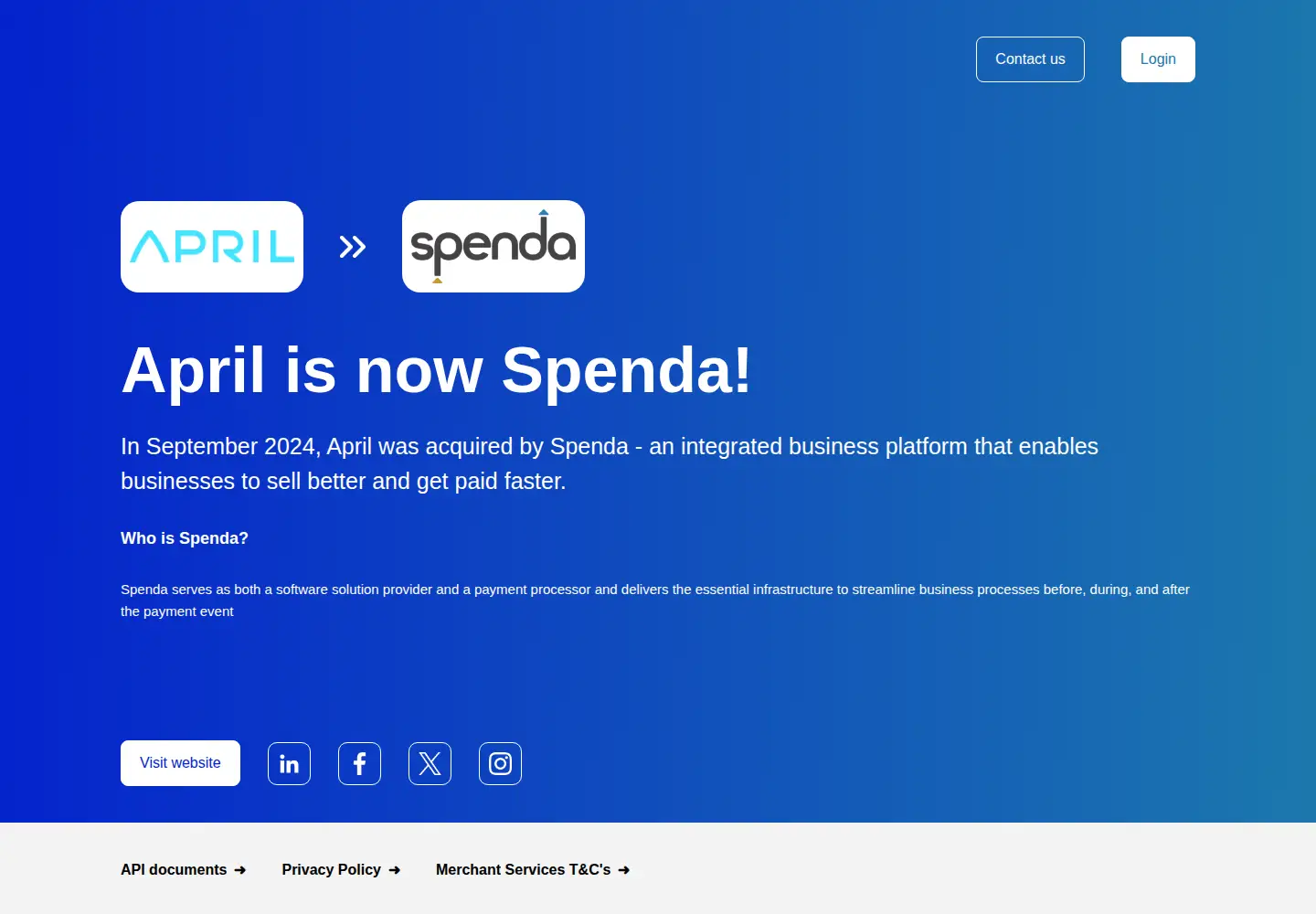 Screenshot of meetapril.com