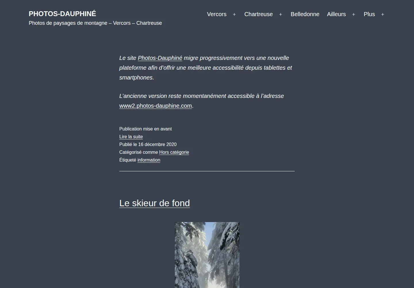 Screenshot of photos-dauphine.com