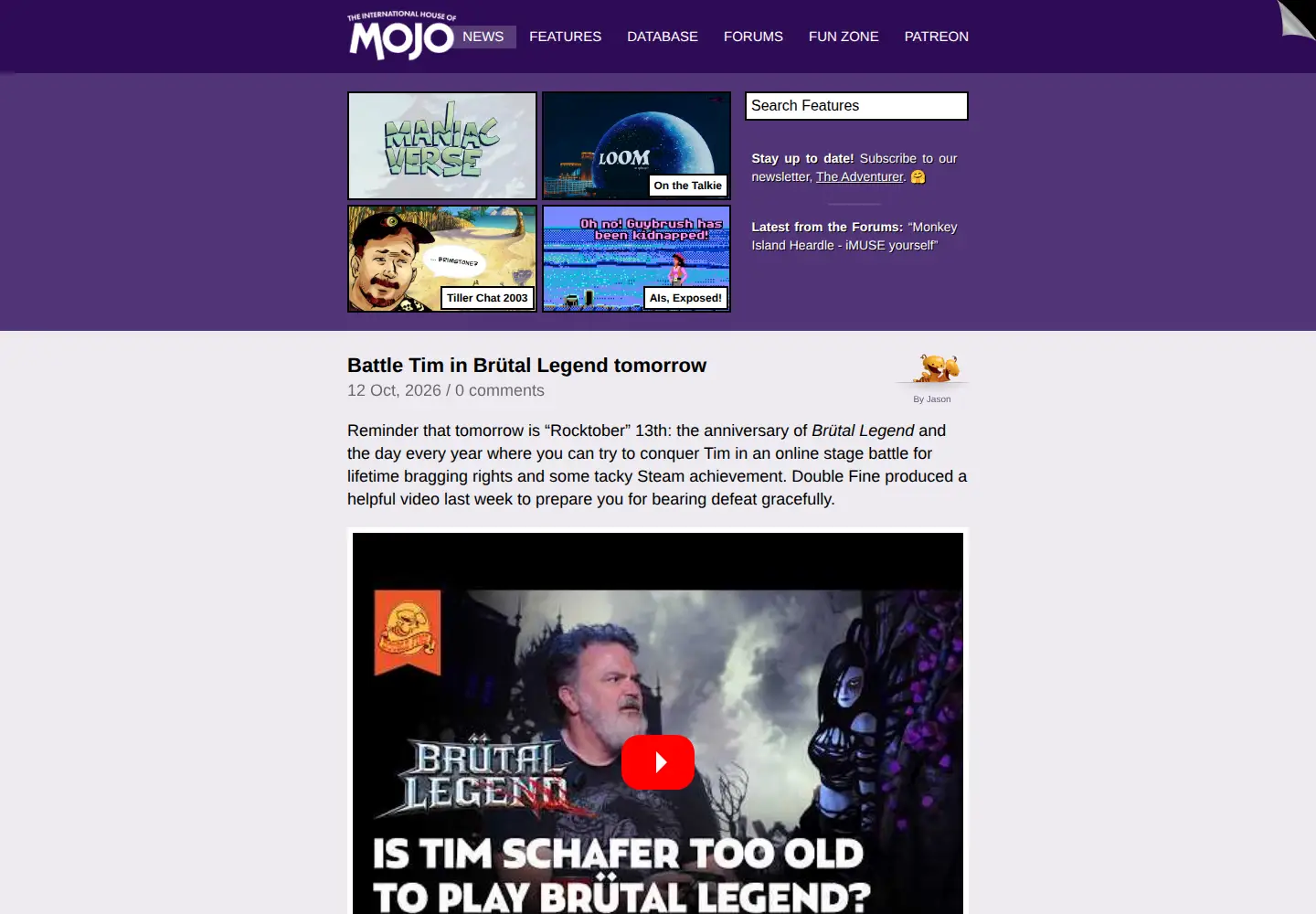 Screenshot of mixnmojo.com