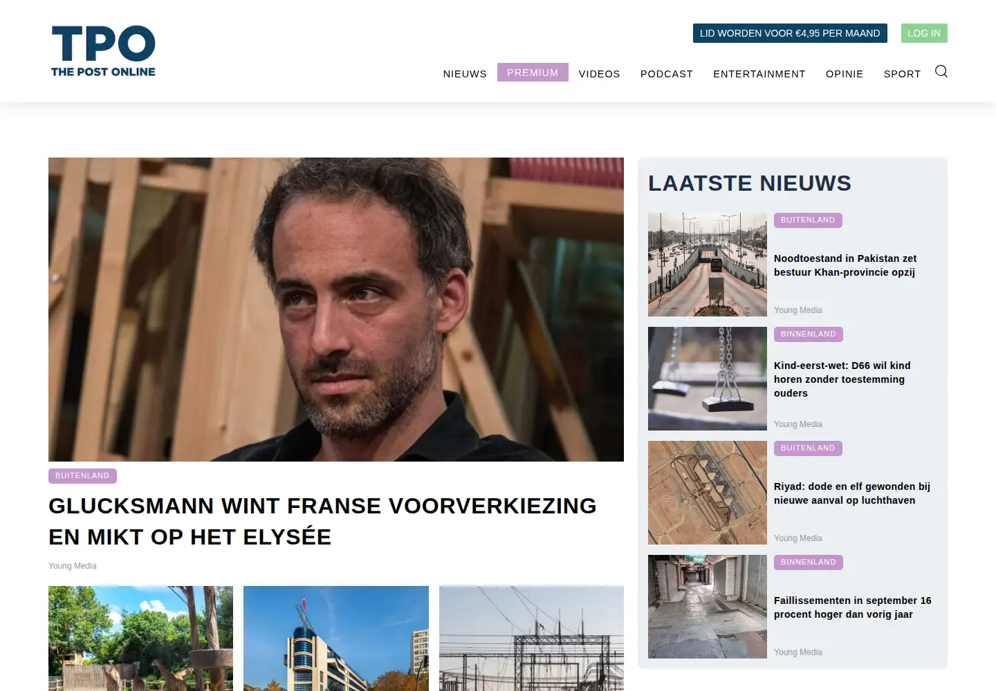 Screenshot of thepostonline.nl